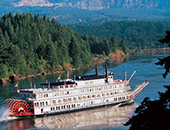 Paddlewheel cruising on the Mississippi