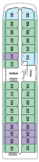 Queen of the Mississippi Deck Plans