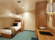 Interior with Upper and Lower Beds