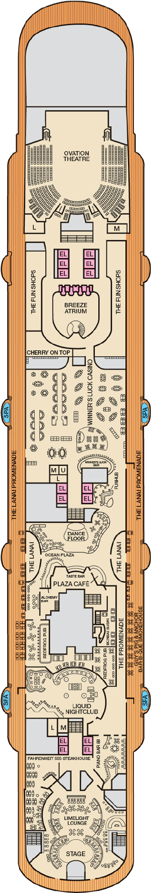 Carnival Breeze Deck Plans