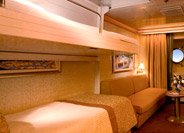 Interior with Upper and Lower Beds