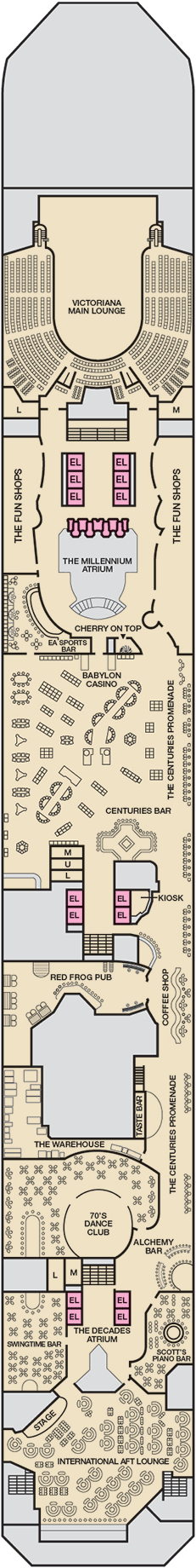 Carnival Freedom Deck Plans