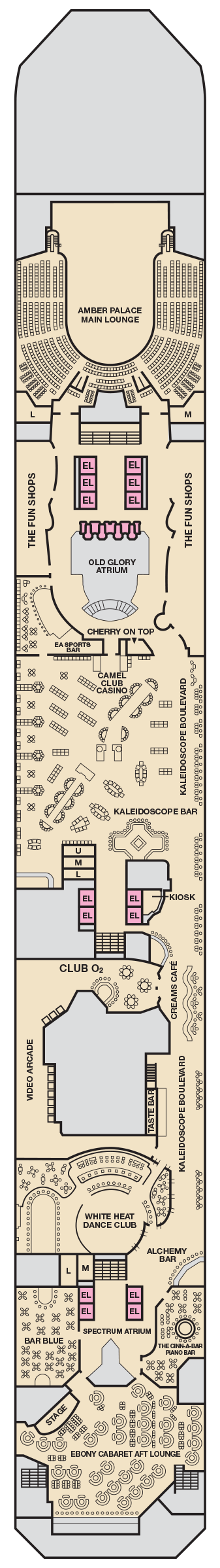 Carnival Glory Deck Plans