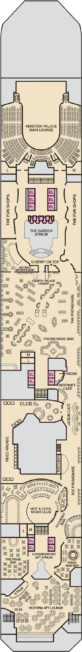 Carnival Liberty Deck Plans
