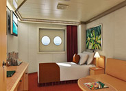 Interior Stateroom with Porthole Window