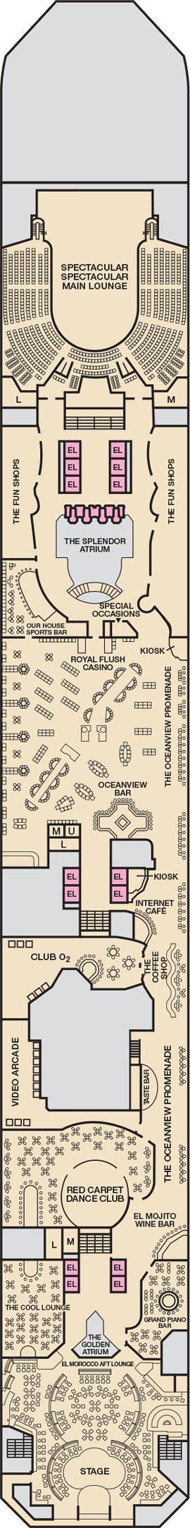 Carnival Splendor Deck Plans