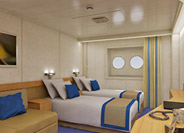Interior Stateroom with Porthole Window