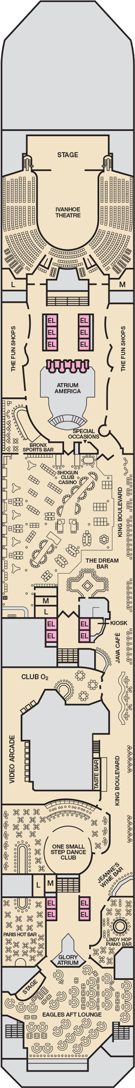 Carnival Valor Deck Plans