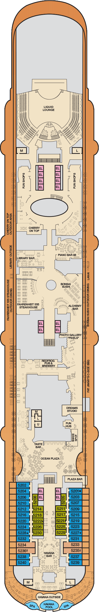 Carnival Vista Deck Plans