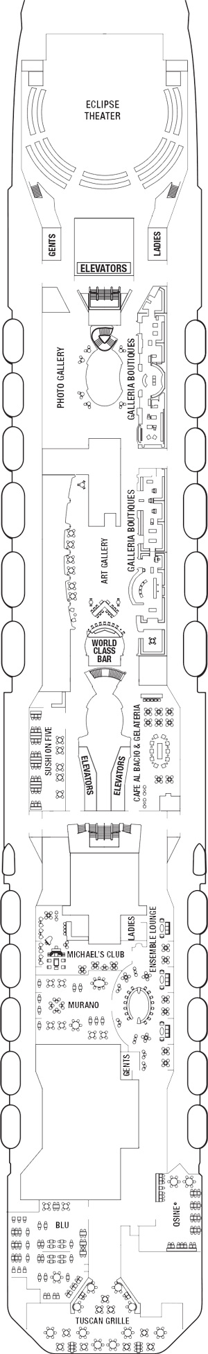 Celebrity Eclipse Deck Plans