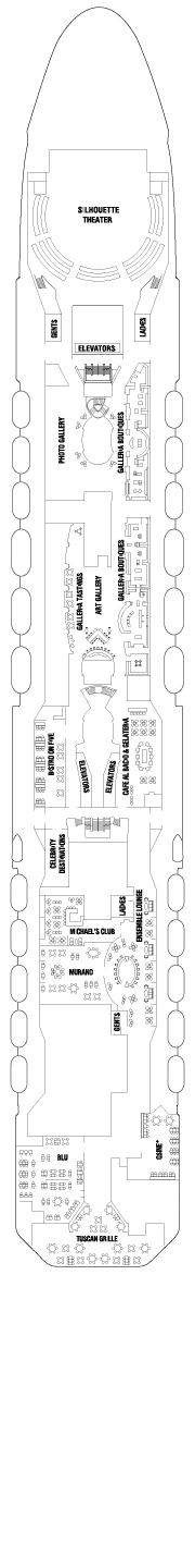 Celebrity Silhouette Deck Plans