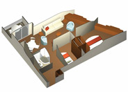 Family Ocean View Stateroom with Veranda