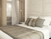 Beautiful accommodations onboard Ponant Yacht Cruises