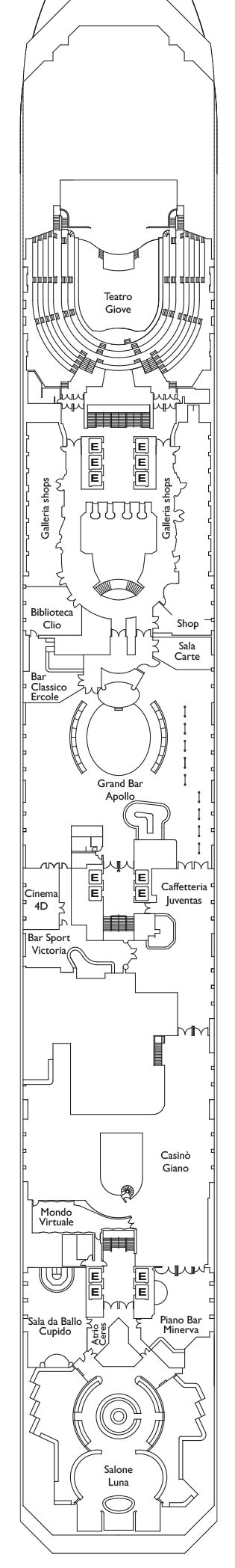 Costa Serena Deck Plans