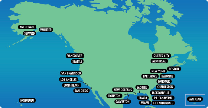 Select a Cruise Port