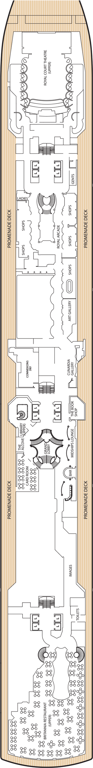 Queen Victoria Deck Plans