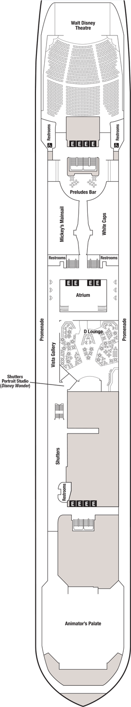 Disney Wonder Deck Plans