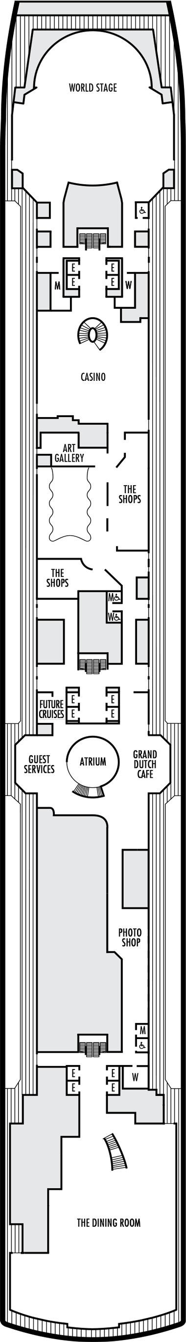 ms Koningsdam Deck Plans