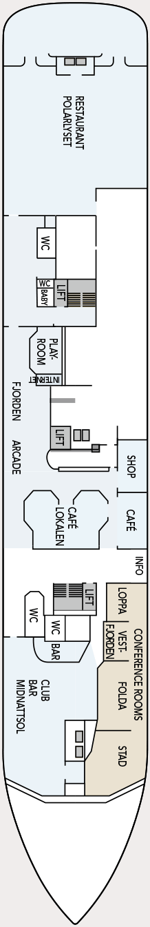 MS Polarlys Deck Plans