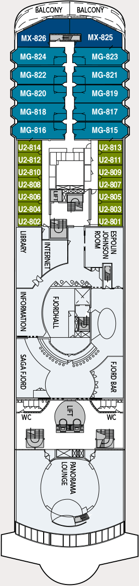 MS Trollfjord Deck Plans