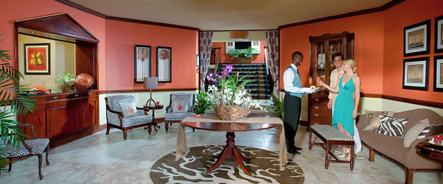 The Lobby at Sandals Carlyle