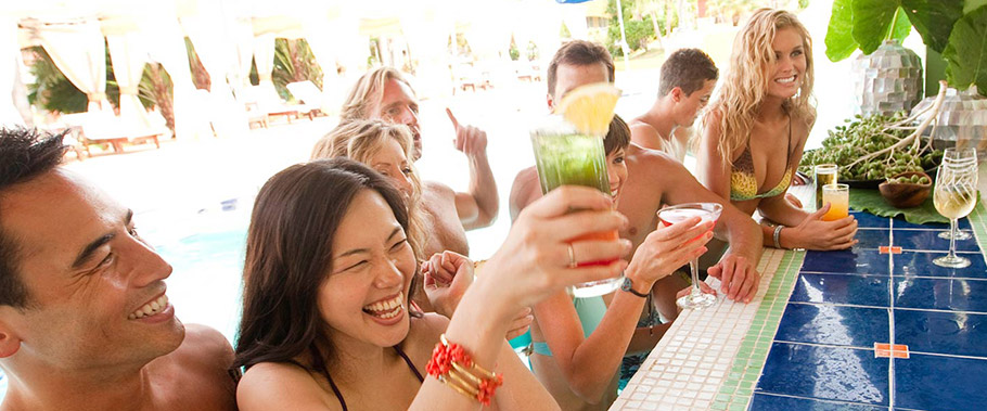 The Swimup Bar at Sandals Grande Riviera