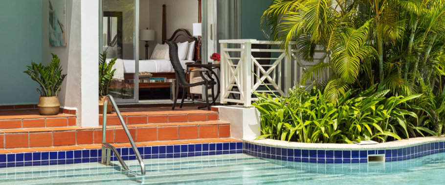 Lagoon Swim-Up Suite