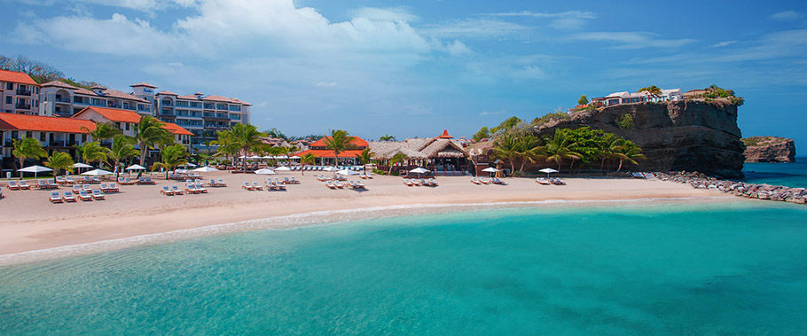 The Beach at Sandals LaSource Grenada