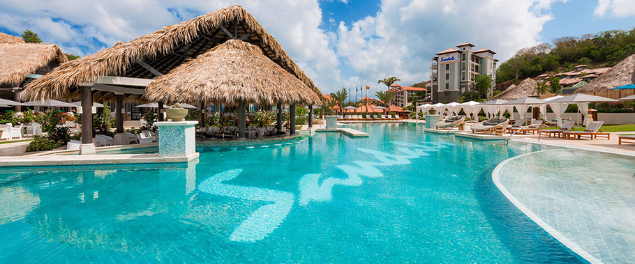 The Main Pool at Sandals LaSource Grenada