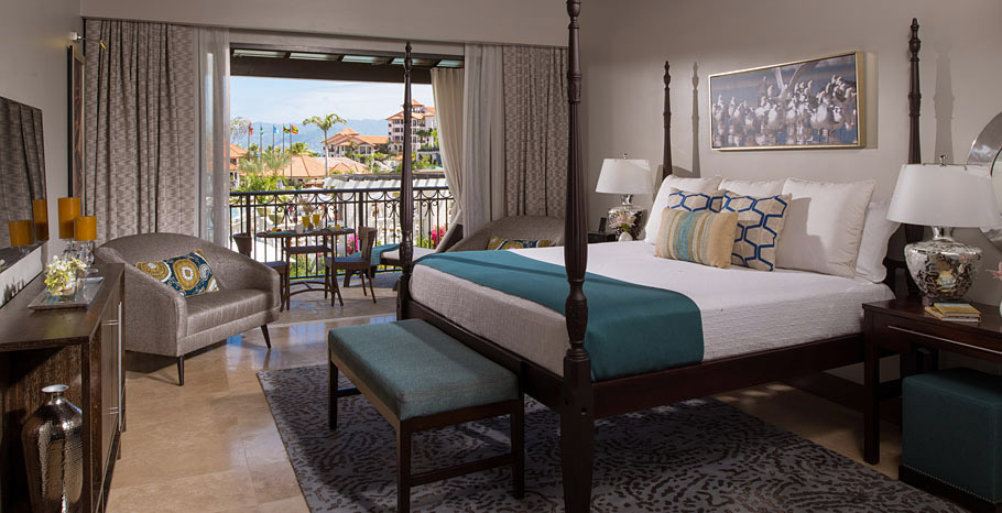 South Seas Waterfall River Pool Junior Suite with Balcony Tranquility Soaking Tub (WFJS)