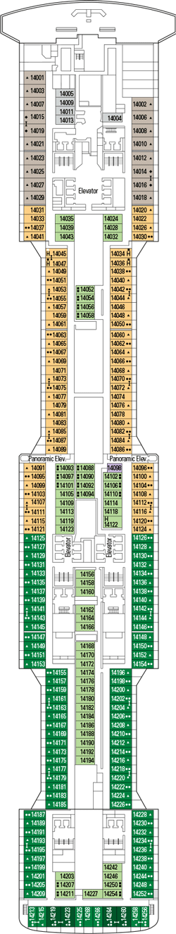 MSC Bellissima Deck Plans