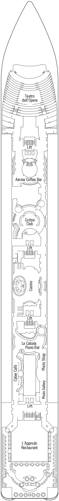 MSC Opera Deck Plans