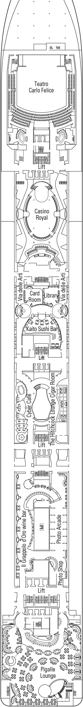 MSC Poesia Deck Plans