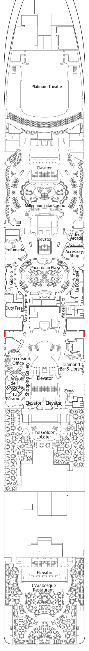 MSC Preziosa Deck Plans