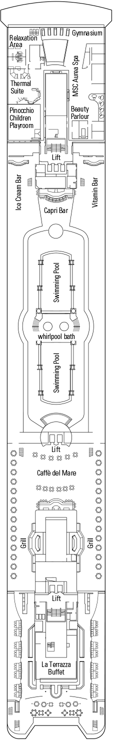 MSC Sinfonia Deck Plans