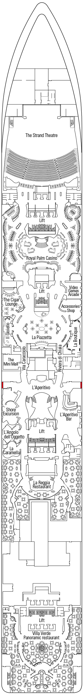 MSC Splendida Deck Plans