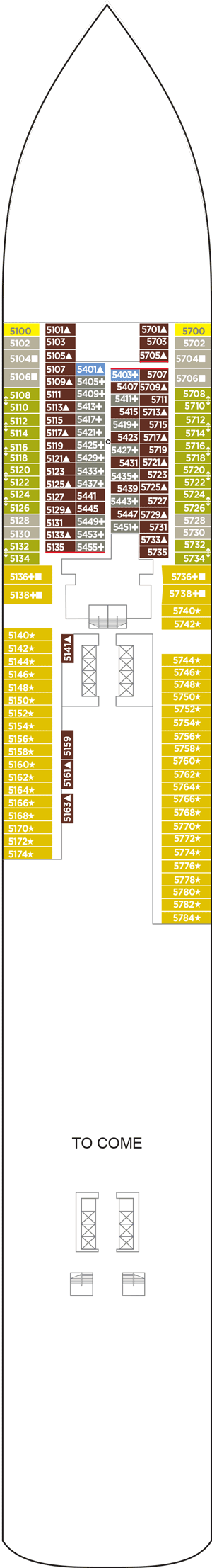 Norwegian Bliss Deck Plans