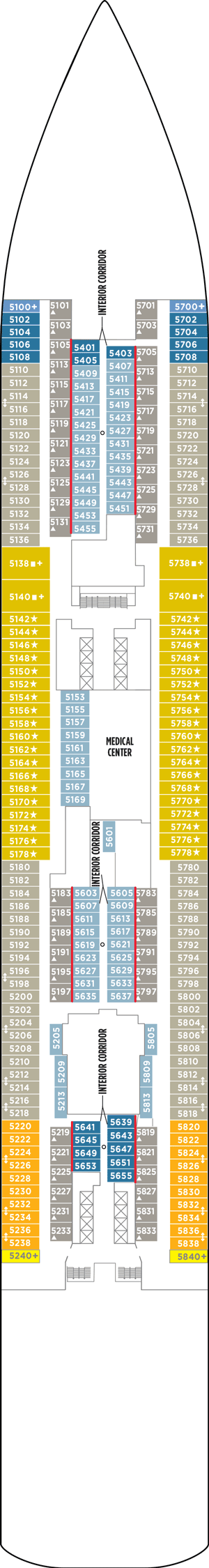 Norwegian Breakaway Deck Plans
