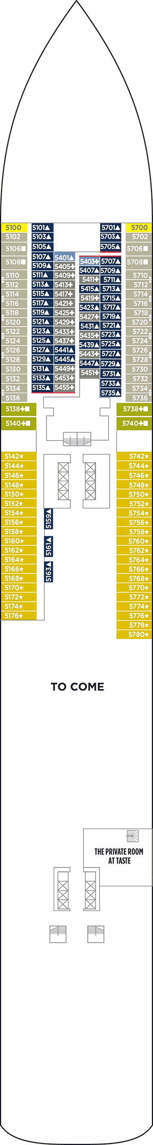 Norwegian Escape Deck Plans