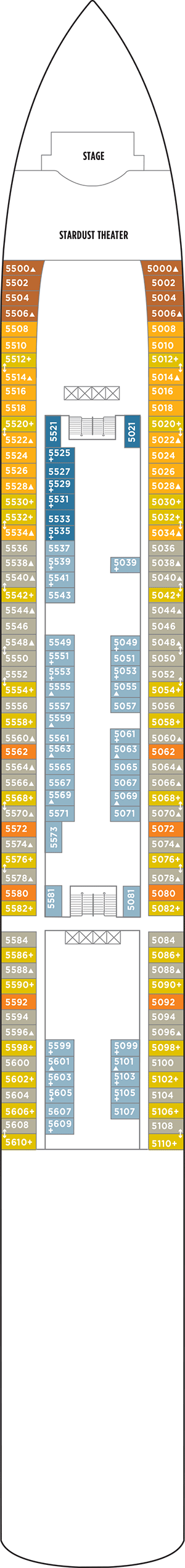 Norwegian Gem Deck Plans
