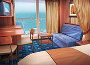 Mid-Ship Mini-Suite with Balcony