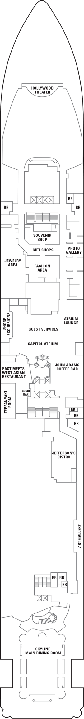 Pride of America Deck Plans