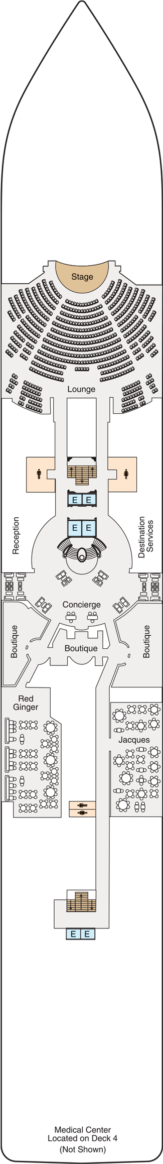 Oceania Riviera Deck Plans