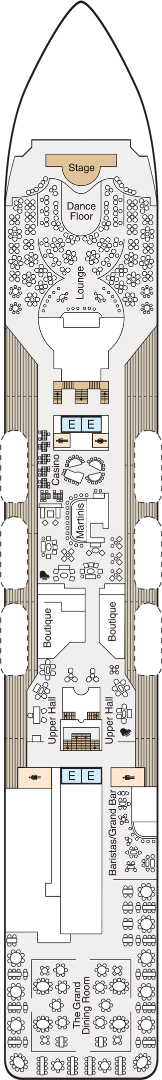 Oceania Sirena Deck Plans