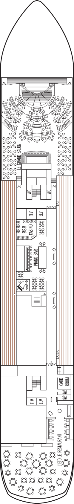 m/s Paul Gauguin Deck Plans