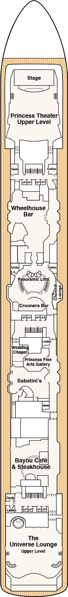 Caribbean Princess Deck Plans