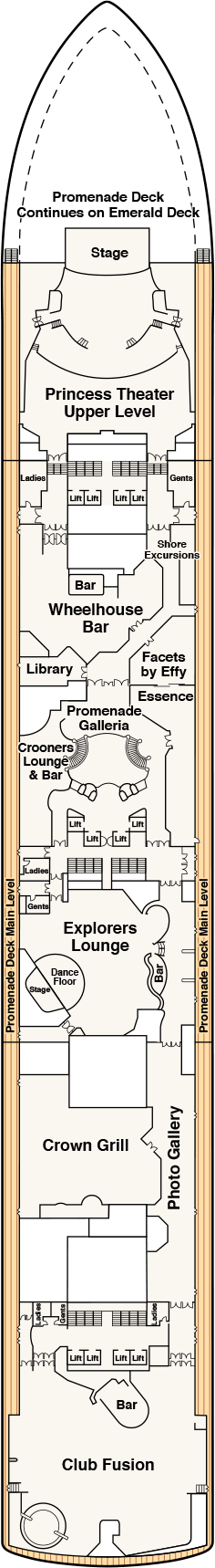 Emerald Princess Deck Plans