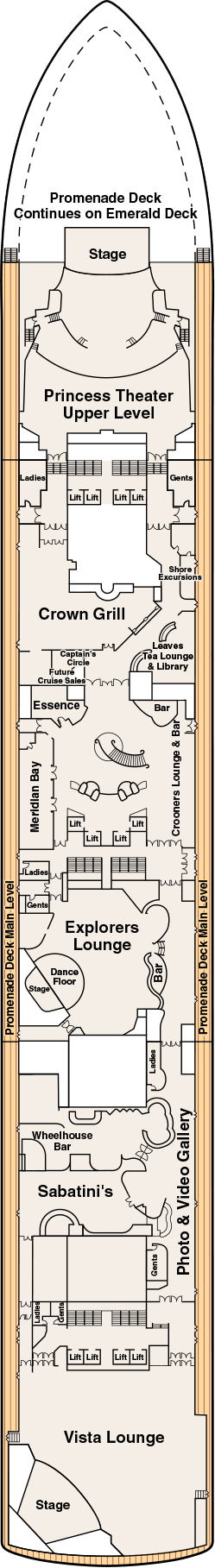 Grand Princess Deck Plans