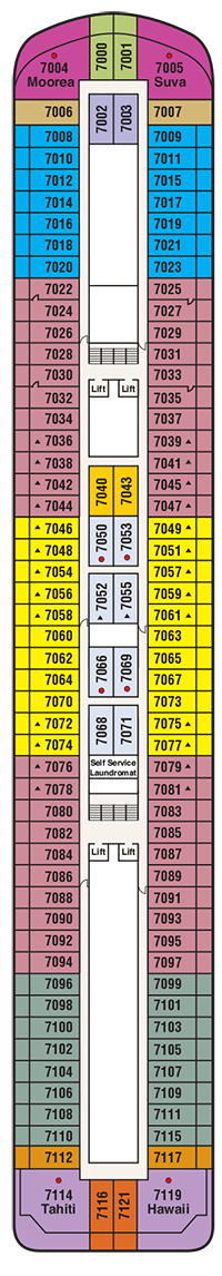 Ocean Princess Deck Plans