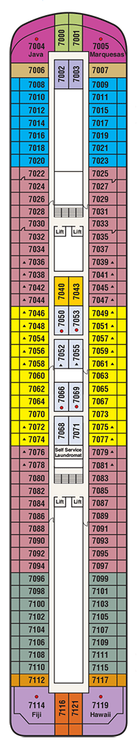 Pacific Princess Deck Plans